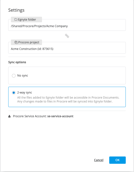 Egnyte and Procore