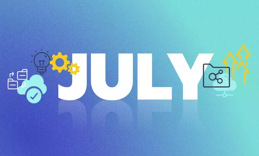 July Product Rollup: Web Redesign, Snapshot Recovery, and More